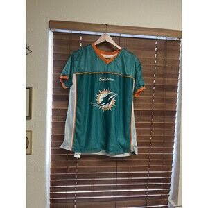 NFL DOLPHINS FLAG FOOTBALL JERSEY Adult L REVERSIBLE Play60